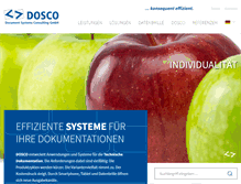 Tablet Screenshot of dosco.de