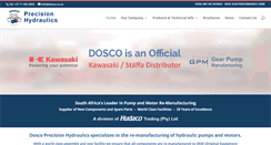 Desktop Screenshot of dosco.co.za